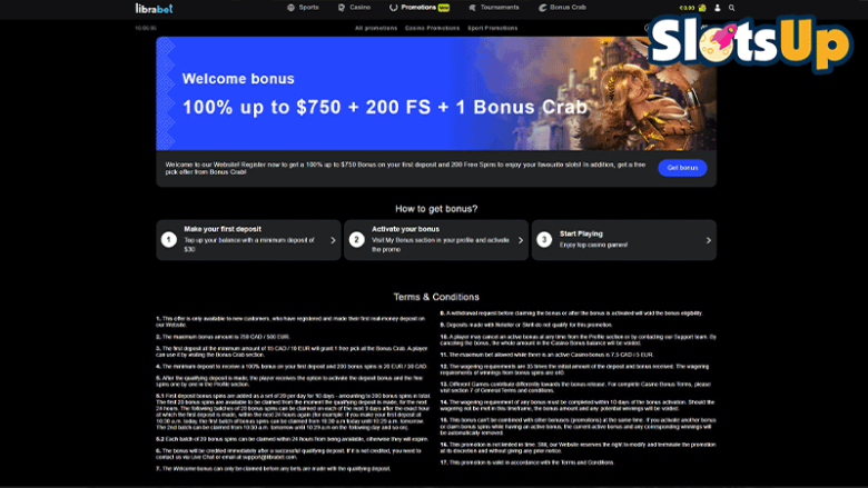 Librabet welcome-bonus
