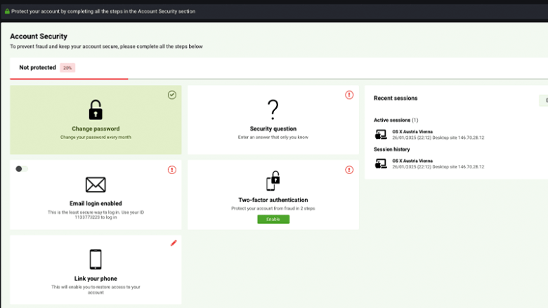 zabezpečení betlabel