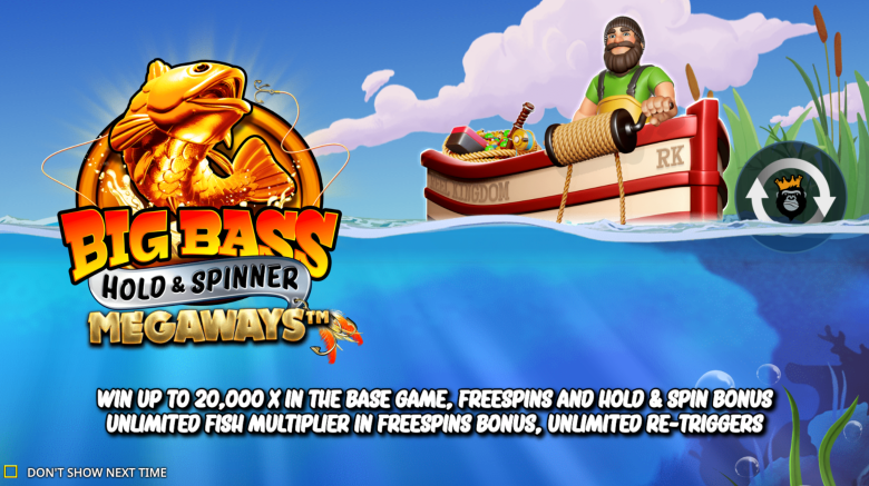 Big Bass Hold and Spinner Megaways Main Screen