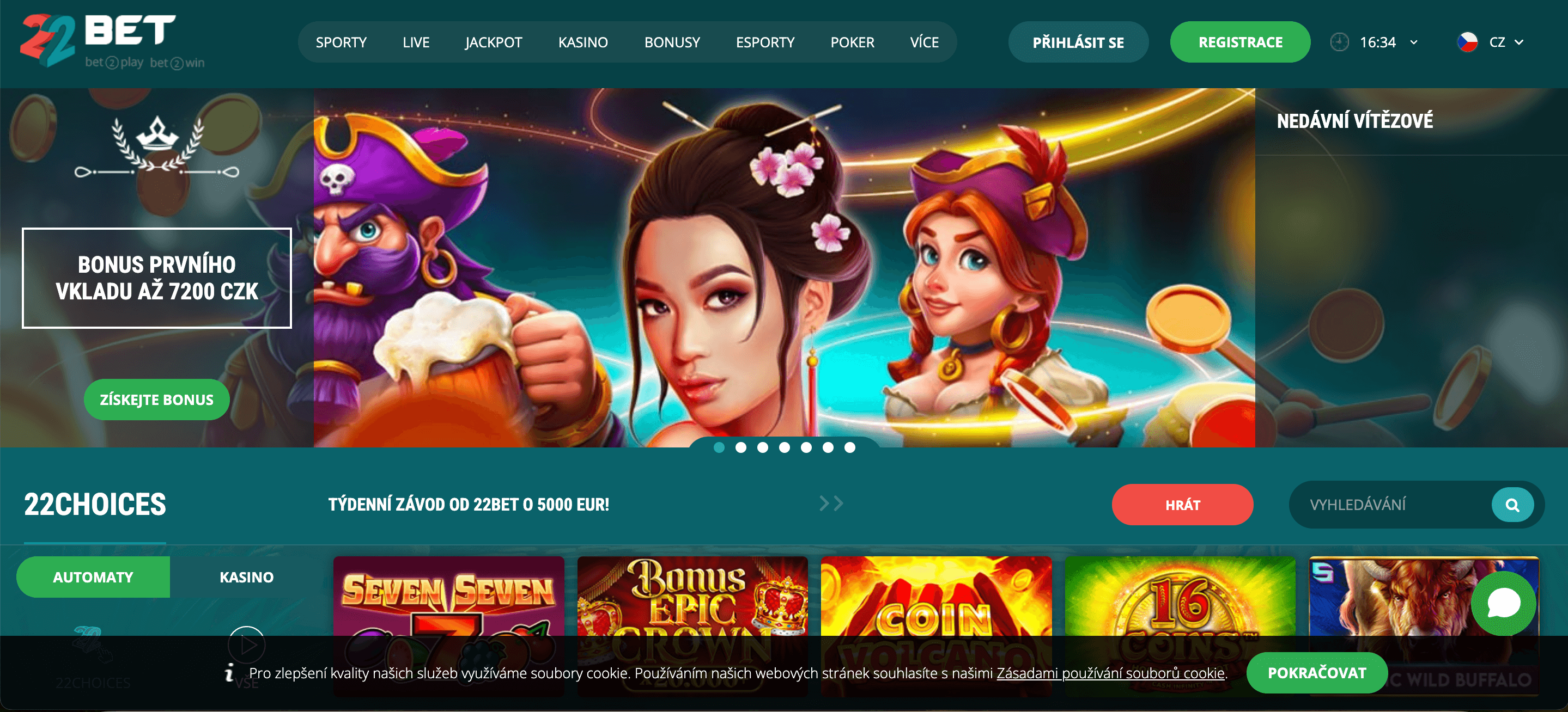 22bet casino