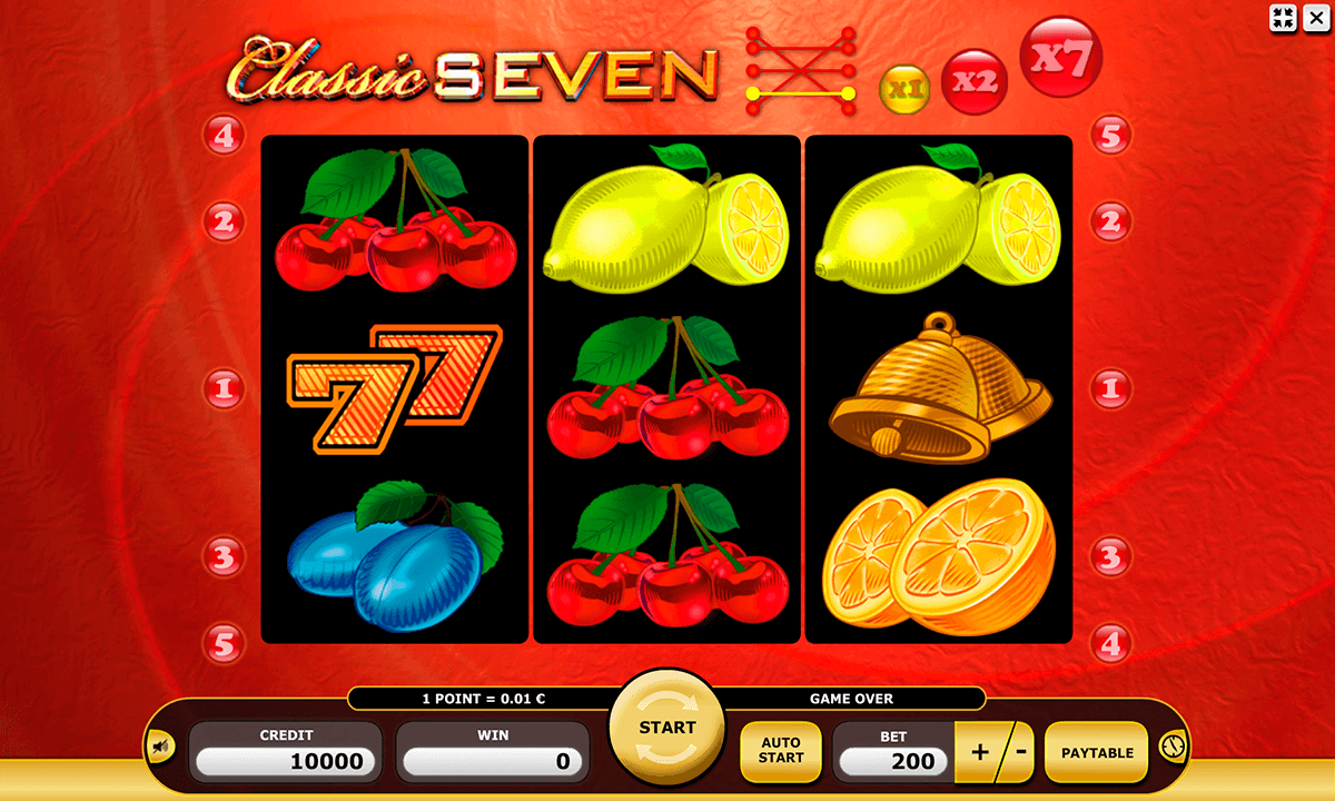 classic seven kajot automaty zdarma 