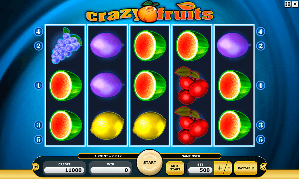 crazy fruits kajot automaty zdarma 