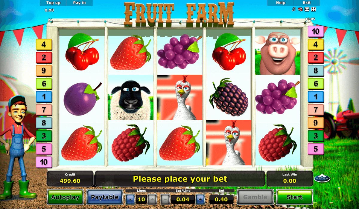 fruit farm novomatic automaty zdarma 