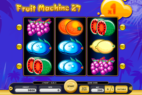 fruit machine 27 kajot automaty zdarma 