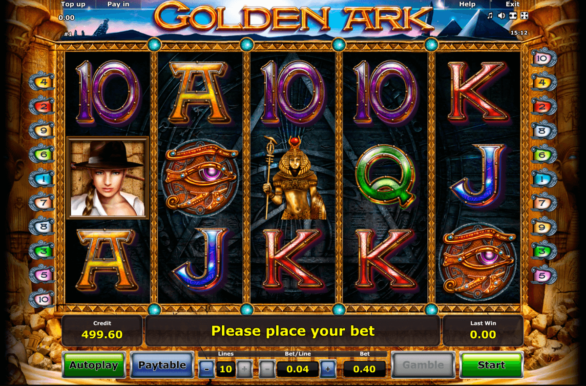 golden ark novomatic automaty zdarma 