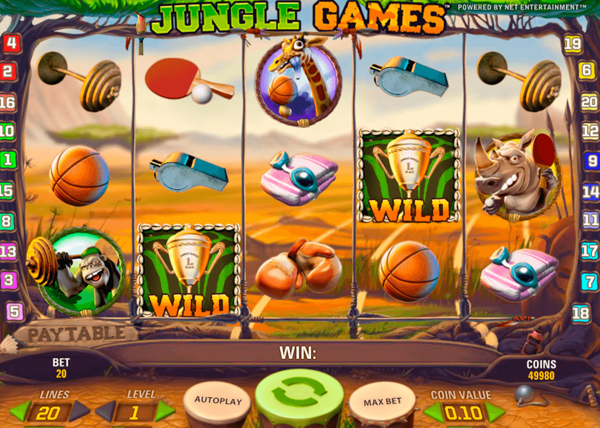 jungle games netent automaty zdarma 