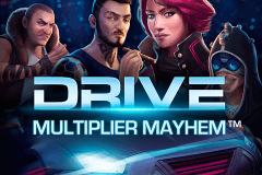 logo drive multiplier mayhem netent hry automaty 