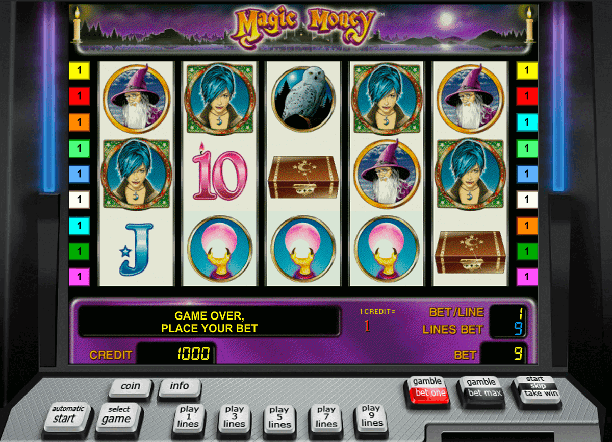magic money novomatic automaty zdarma 