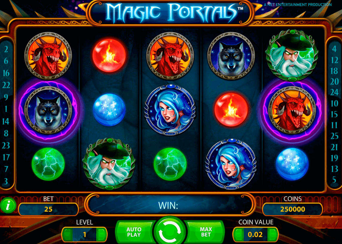 magic portals netent automaty zdarma 