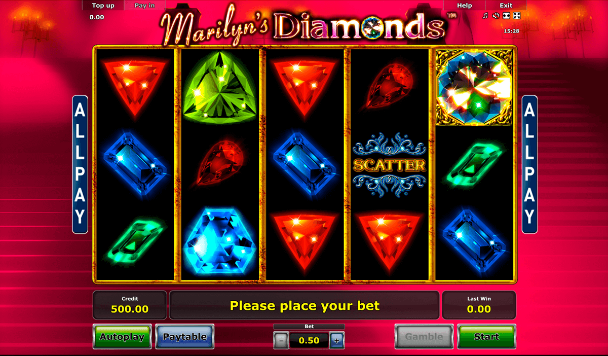 marilyns diamonds novomatic automaty zdarma 