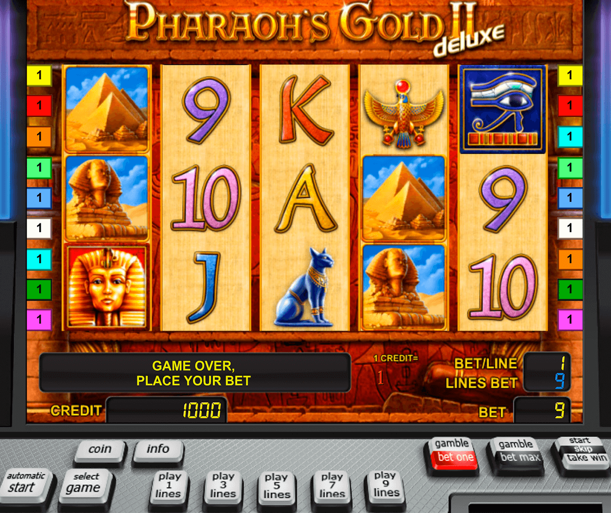 pharaohs gold ii deluxe novomatic automaty zdarma 