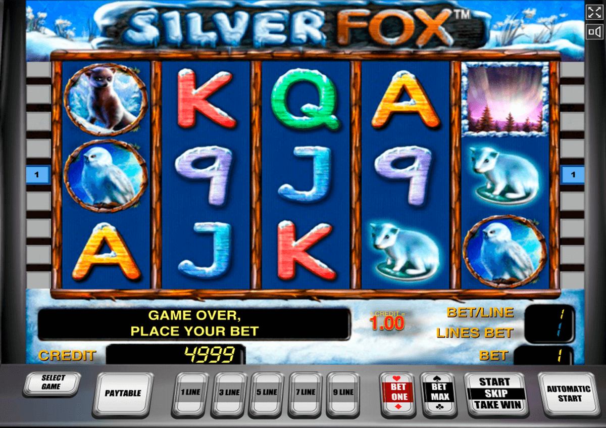 silver fox novomatic automaty zdarma 