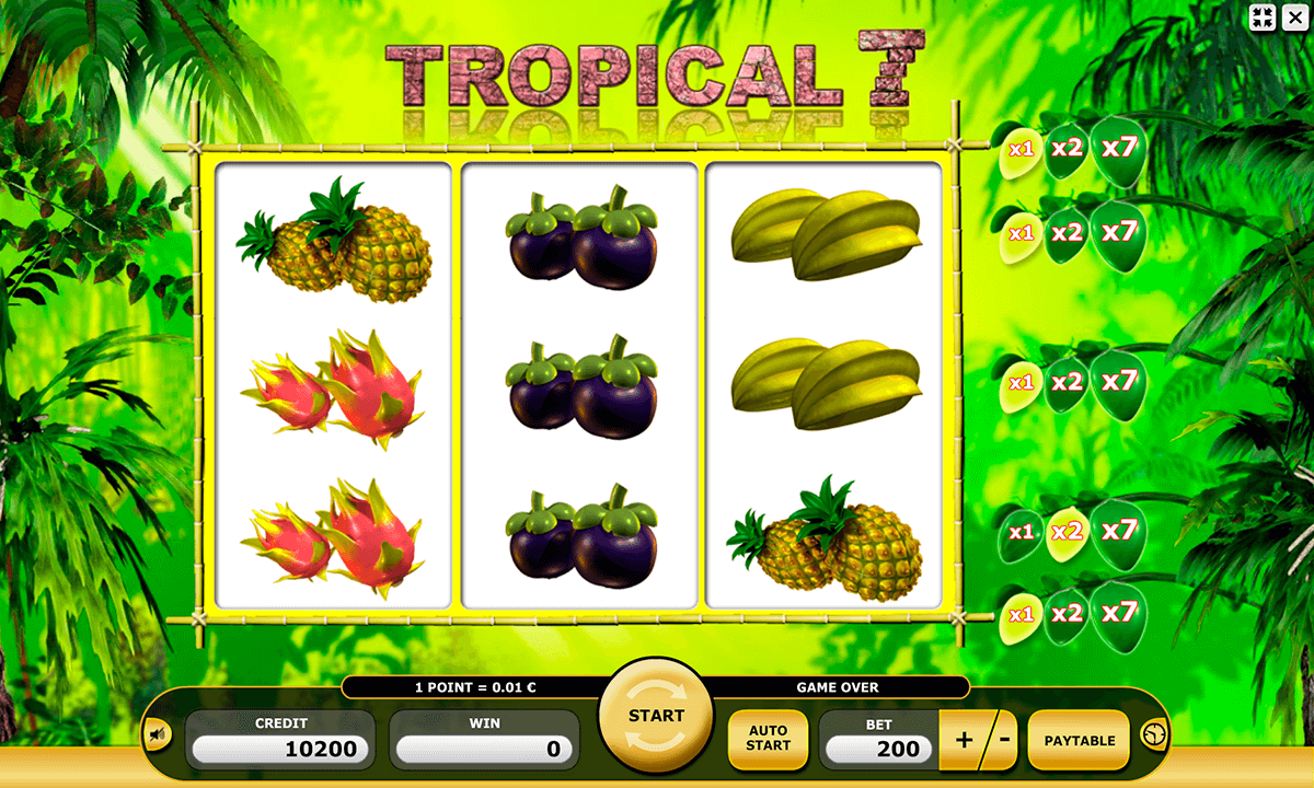 tropical 7 kajot automaty zdarma 